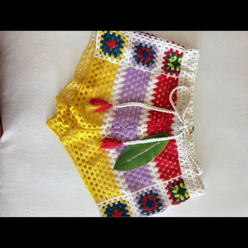 FARM Rio Multicolor Crochet Cardigan - Picture 2 of 2